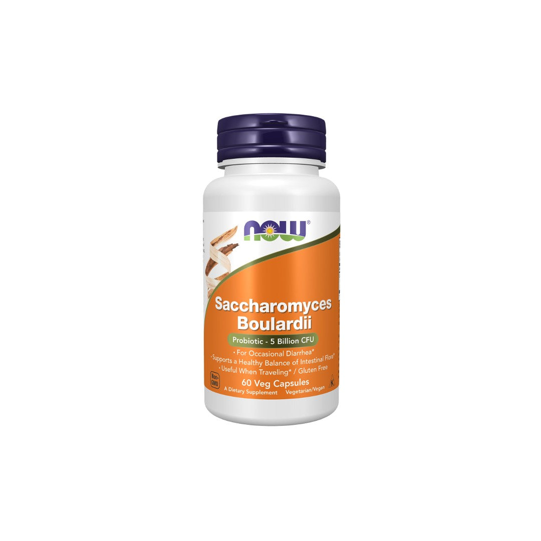 Saccharomyces Boulardii Probiotikum 5 Milliarden Kbe 60 Veg-Kapseln Now Foods